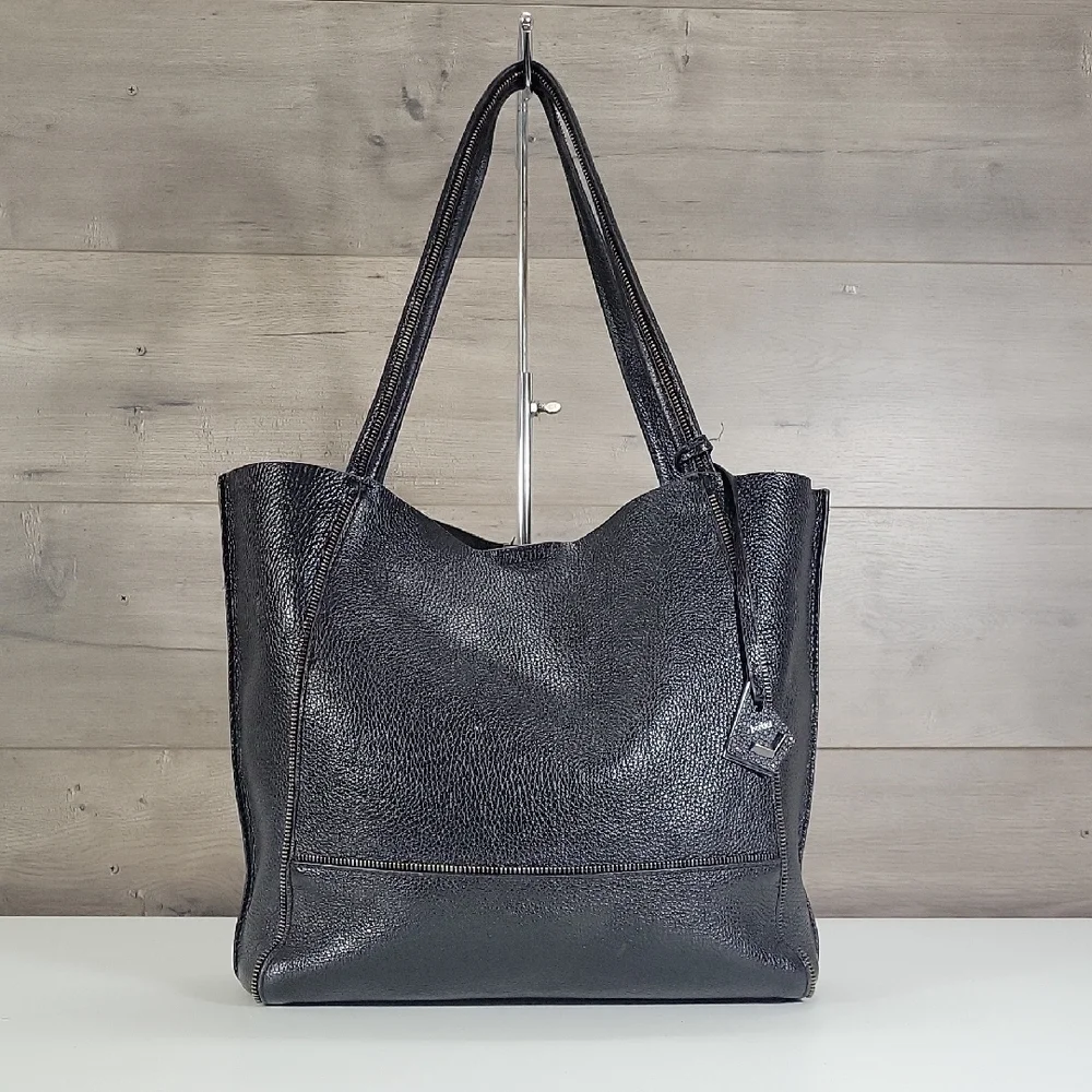 Botkier for Anthropologie Black Pebble Leather Tote Bag